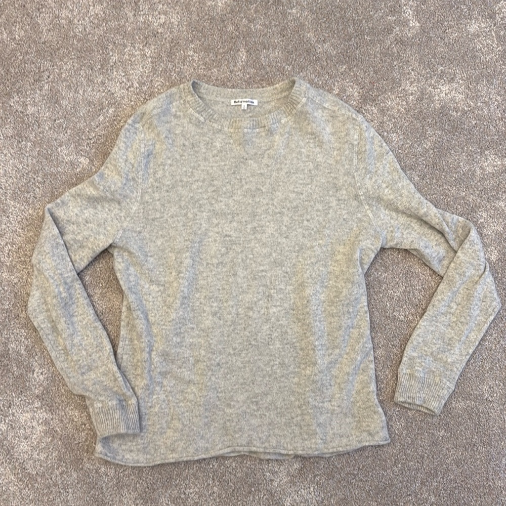 Reformation Cashmere Boyfriend Sweater S